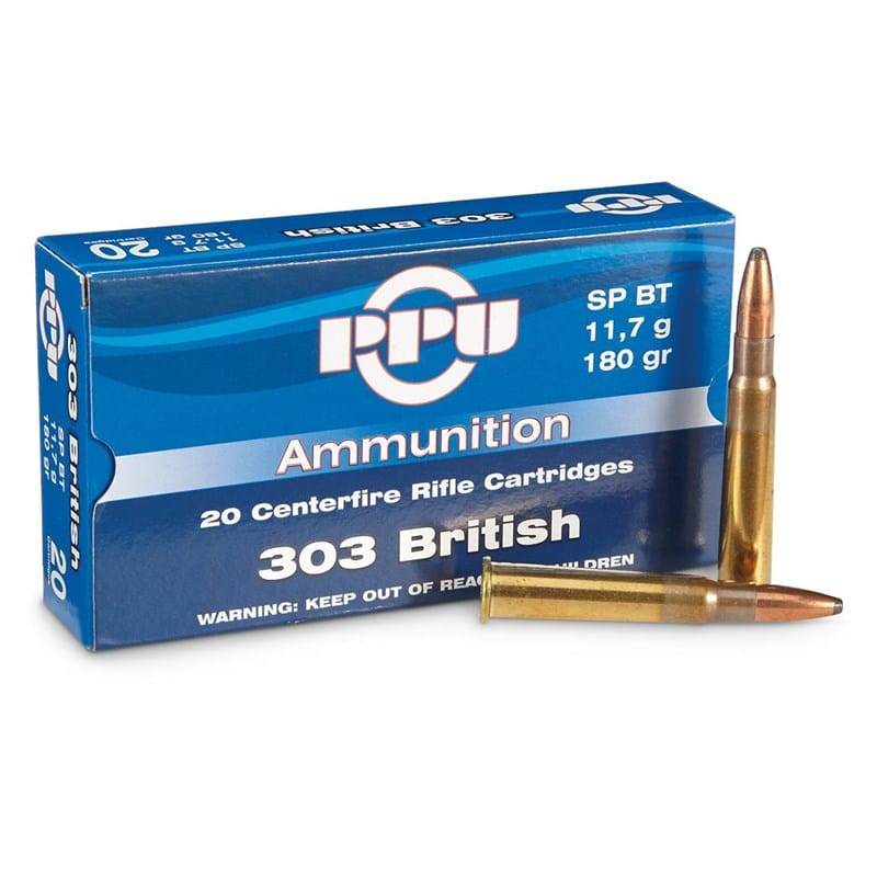 PPU 303 British 180gr Soft Point