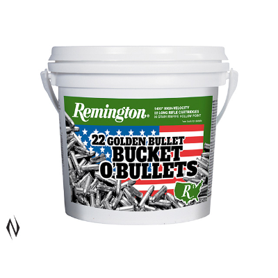 REMINGTON 22LR 36GR HV HP GOLDEN BUCKET O BULLETS 1400 PK 1280FPS