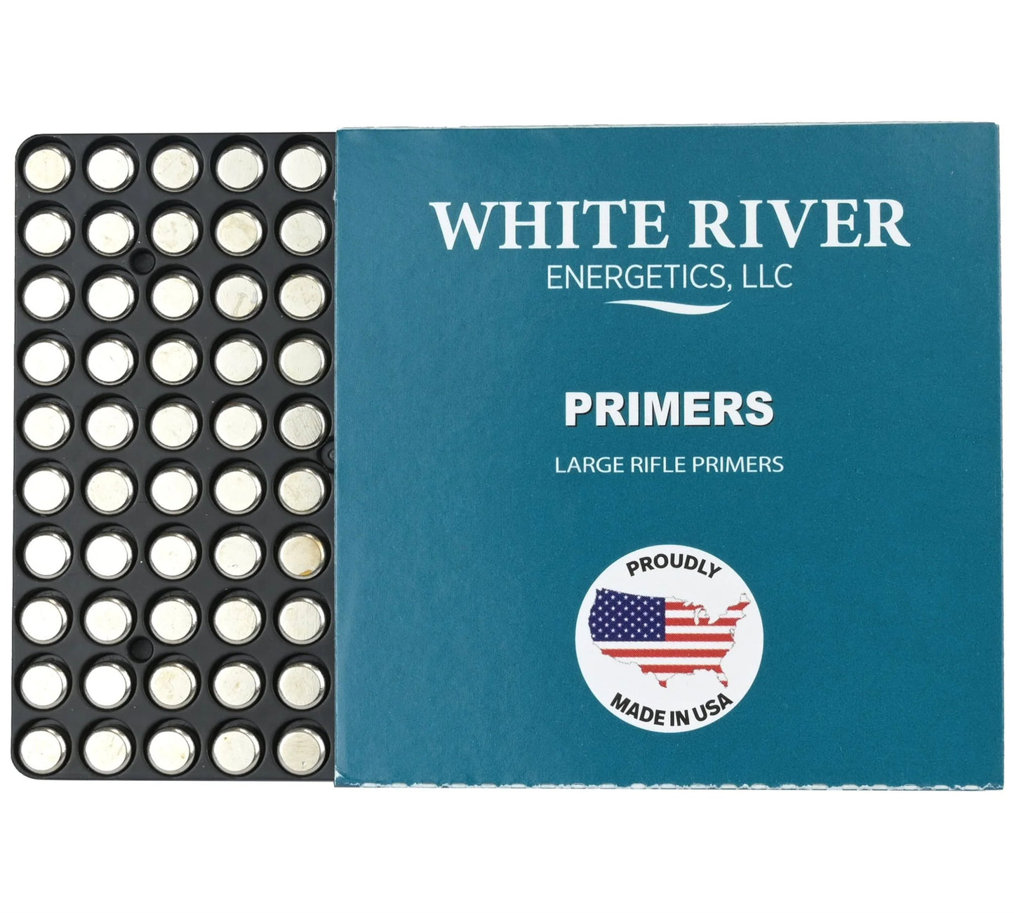 WHITE RIVER ENERGETICS PRIMERS - LARGE RIFLE 100 PK