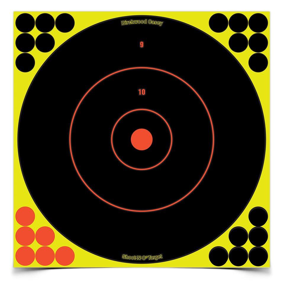 SHOOT N C 12 Bulls-eye Target 5 targets Birchwood