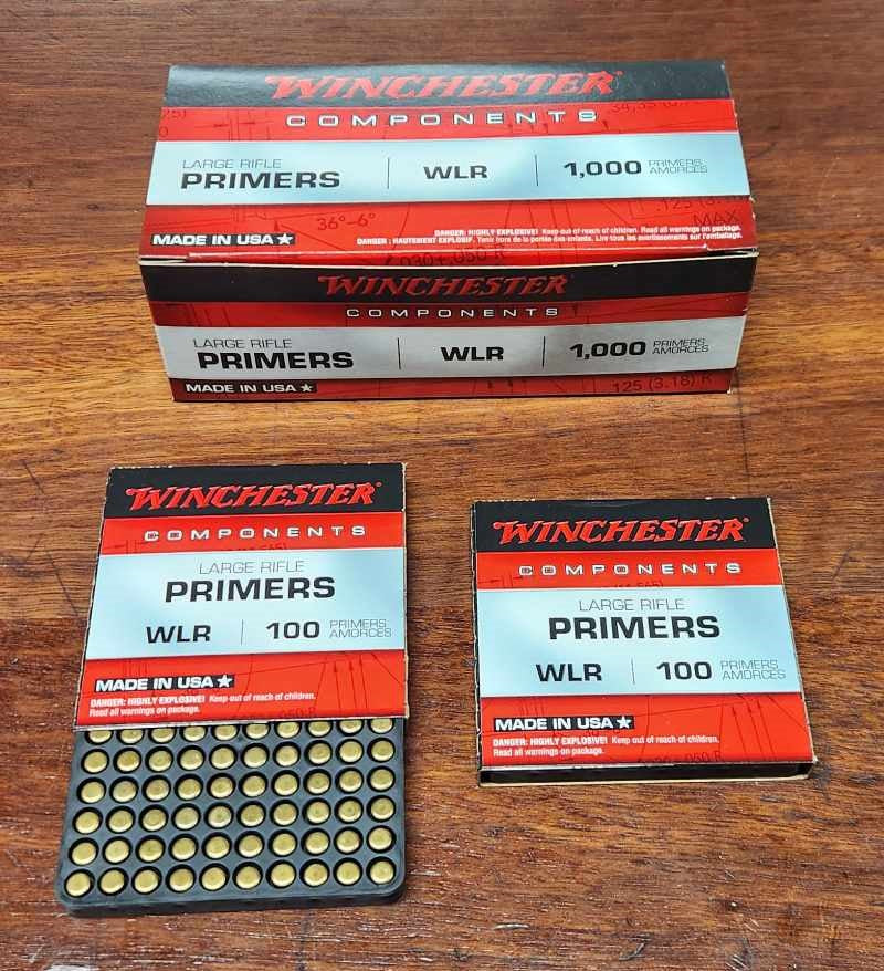 Winchester Large Rifle primer #8-1/2-120 - 1000 Pack