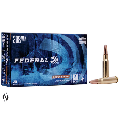 Federal 308 Win 150gr Sp Power Shock