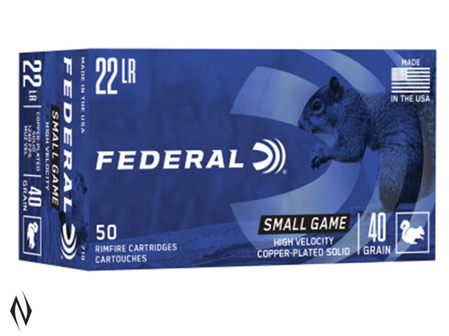 FEDERAL 22LR 40GR SOLID HV GAME-SHOK 50PK 1240FPS