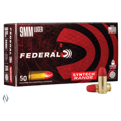 FEDERAL 9MM LUGER 124GR TSJ SYNTECH JACKET AMERICAN EAGLE