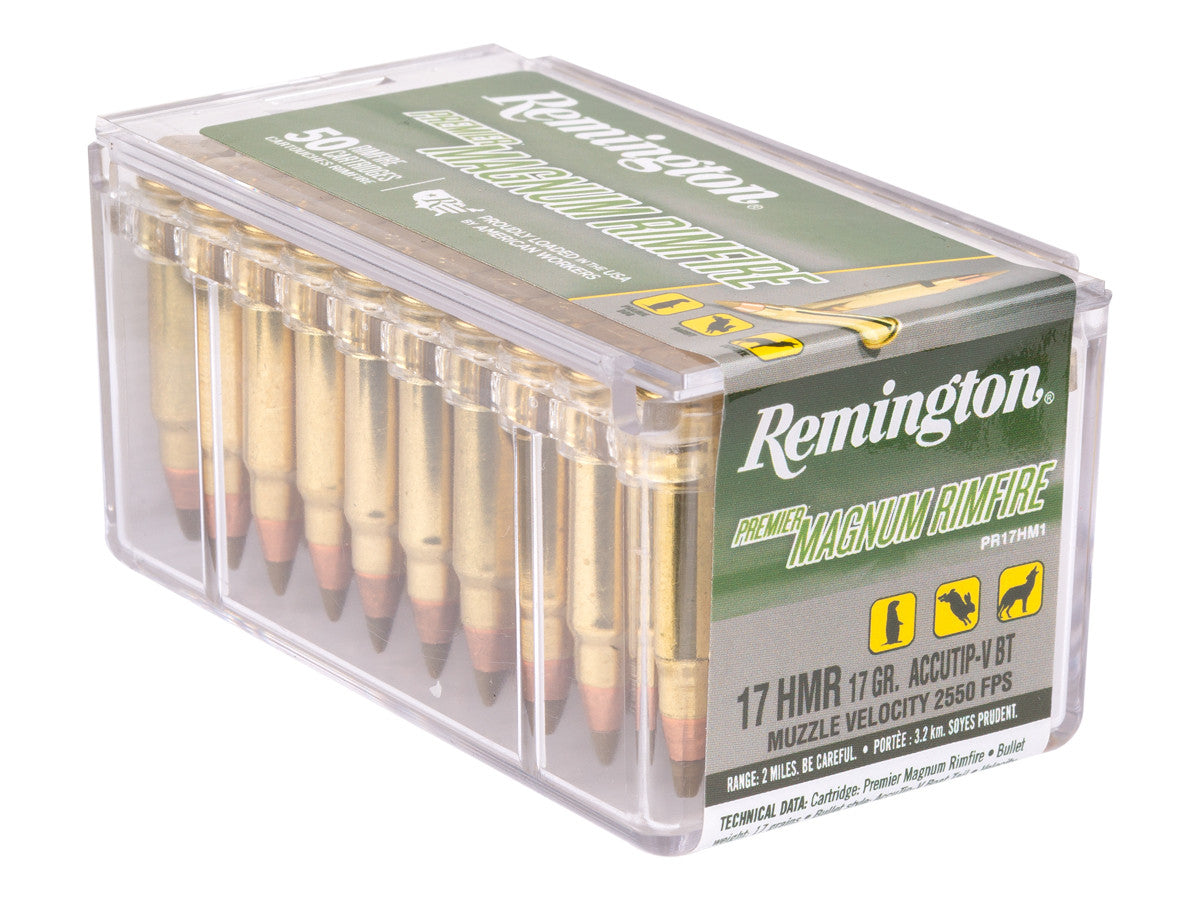 REMINGTON 17HMR 17GR ACCUTIP 2550FPS