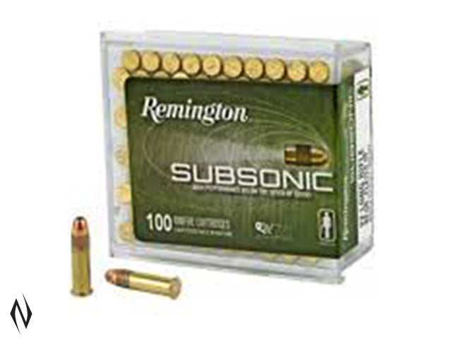 REMINGTON 22LR 40GR LV CPHP SUBSONIC 100 PK 1050FPS