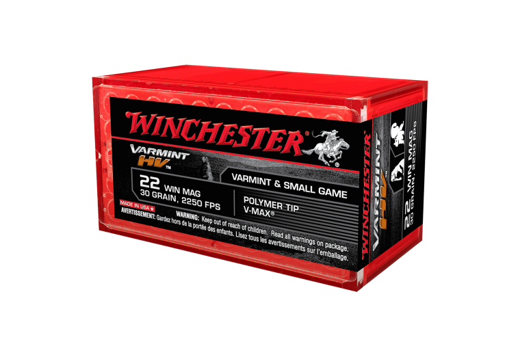 Winchester Varmint Hv 22wmr 30gr Vmax