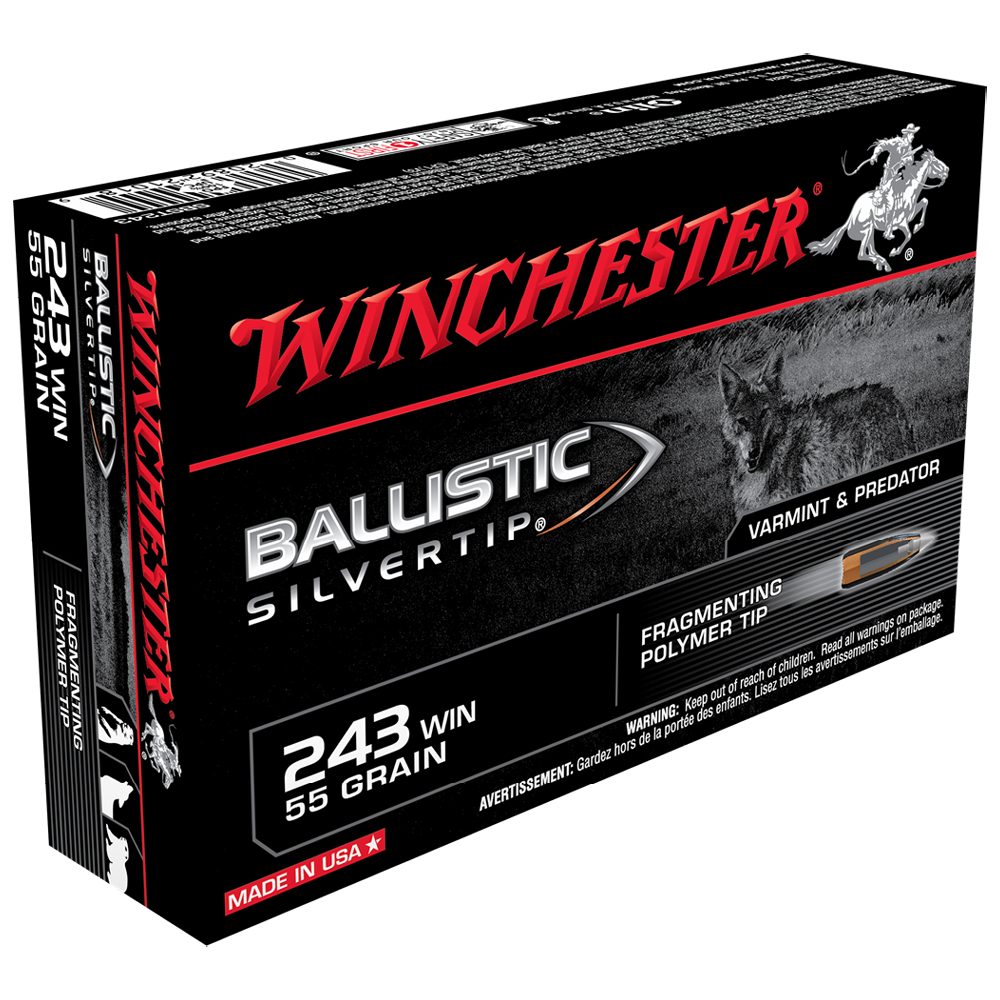 WINCHESTER BALLISTIC ST 243WIN 55GR PT