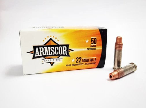 Armscor .22lr Rx 40gr 1250fps High Velocity Hp 50pk