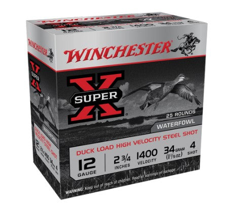 Winchester Super X Steel 12G 4 234 34gm SLAB