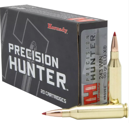 HORNADY AMMO 243 WIN 90 GR ELDX®