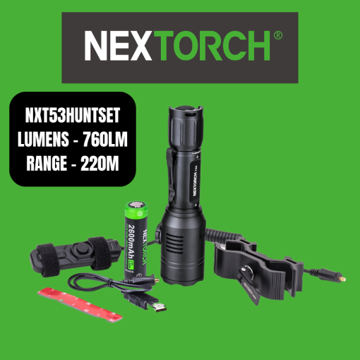 NEXTORCH HUNTING SET 53 TORCH RECHARGEABLE