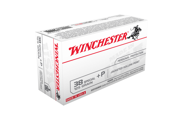 WINCHESTER USA VALUE PACK 38SP +P 125GR JHP