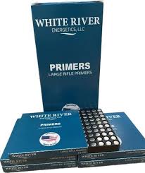 WHITE RIVER ENERGETICS PRIMERS - LARGE RIFLE 1000 PK