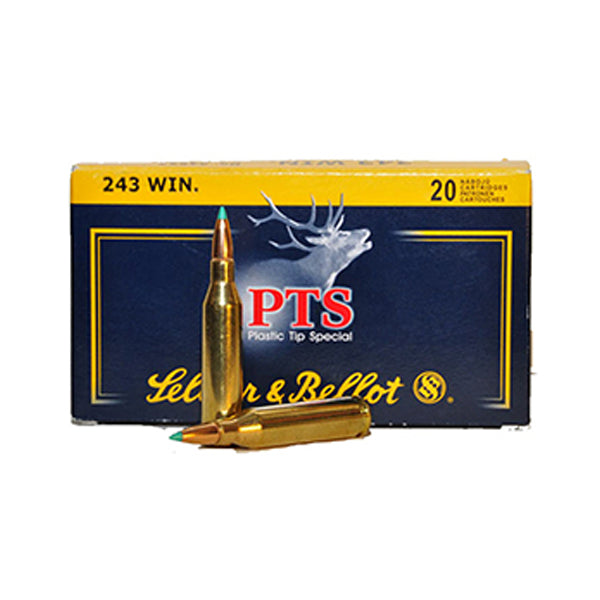 SELLIER AND BELLOT 243 Win 95gr PTS 20 Pack