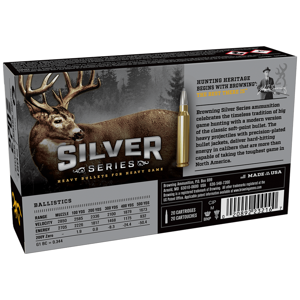 BROWNING SILVER SERIES 270WIN 150GR PSP