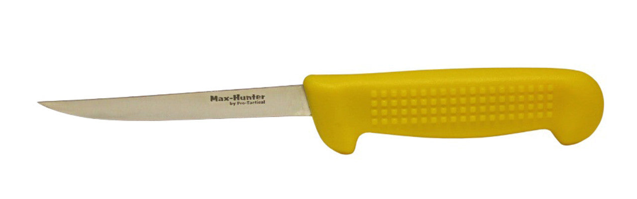 Pro-Tactical Boning Knife 4.75 Inch Blade with Yellow Handle