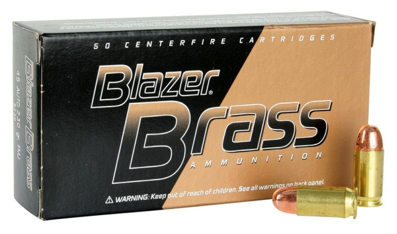 BLAZER 45 ACP 230GR FMJ BRASS